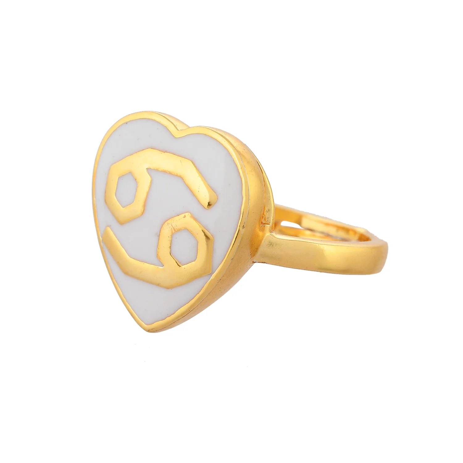 Zodiac Cancer Enamel Ring - Image 4
