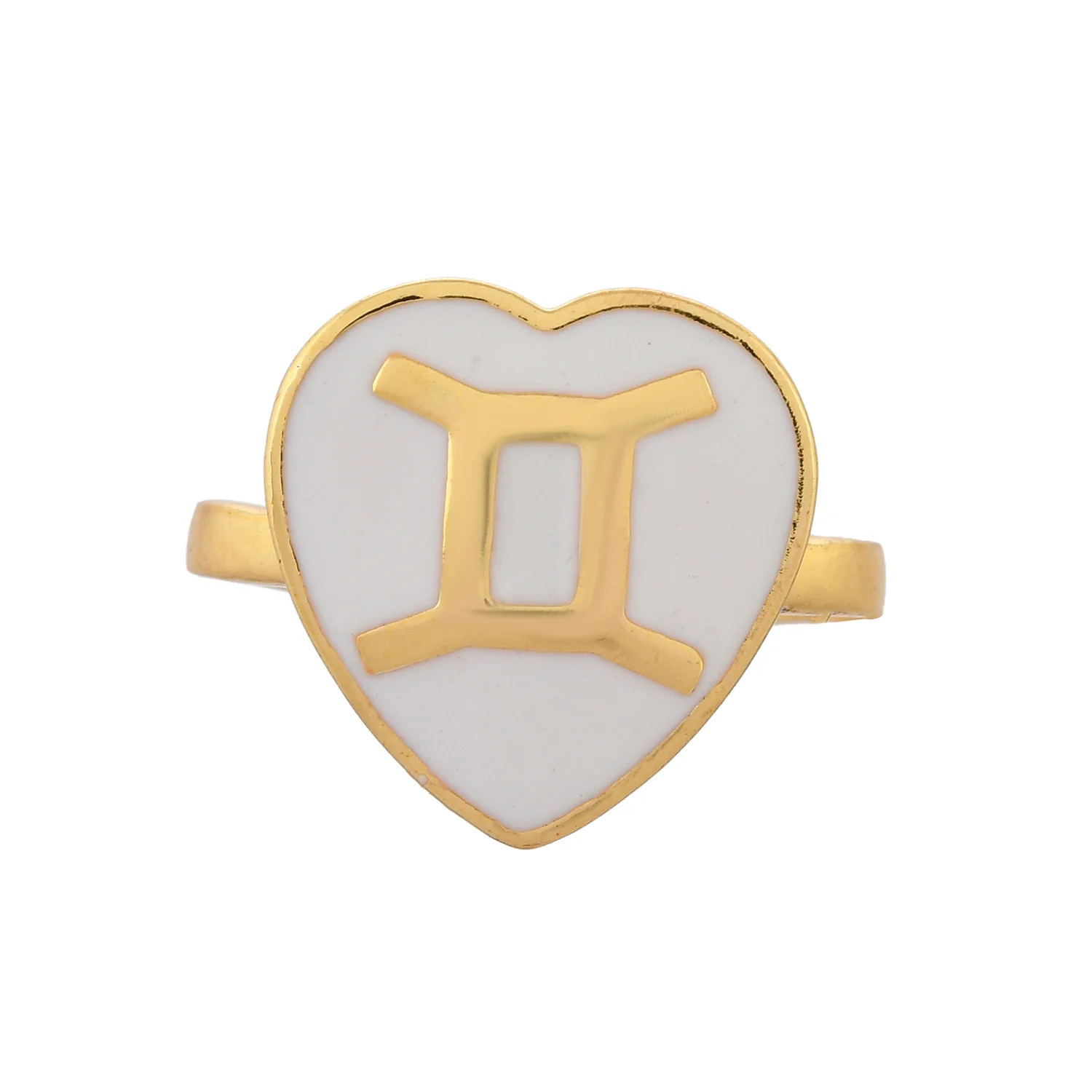 Zodiac Gemini Enamel Ring - Image 5
