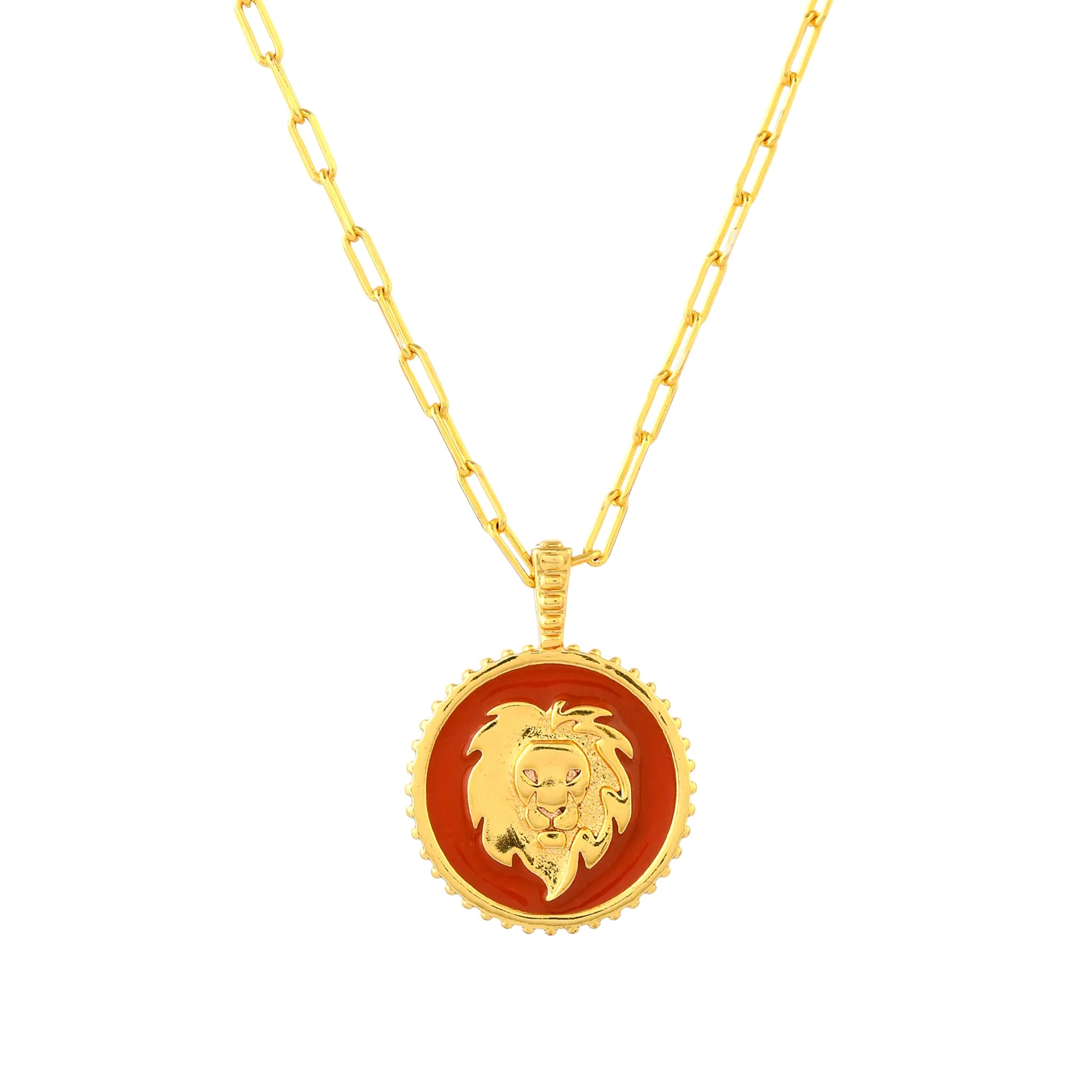 Zodiac Leo And Evil Eye Reversible Pendant - Image 6