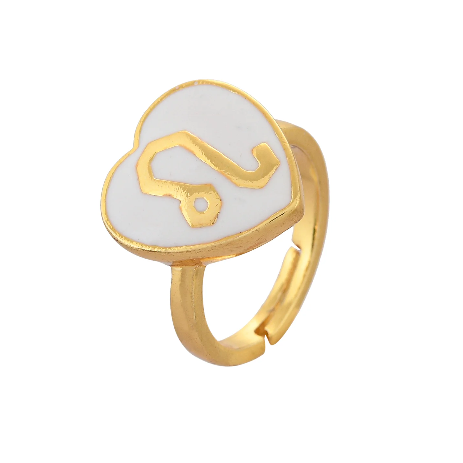 Zodiac Leo Enamel Ring - Image 4