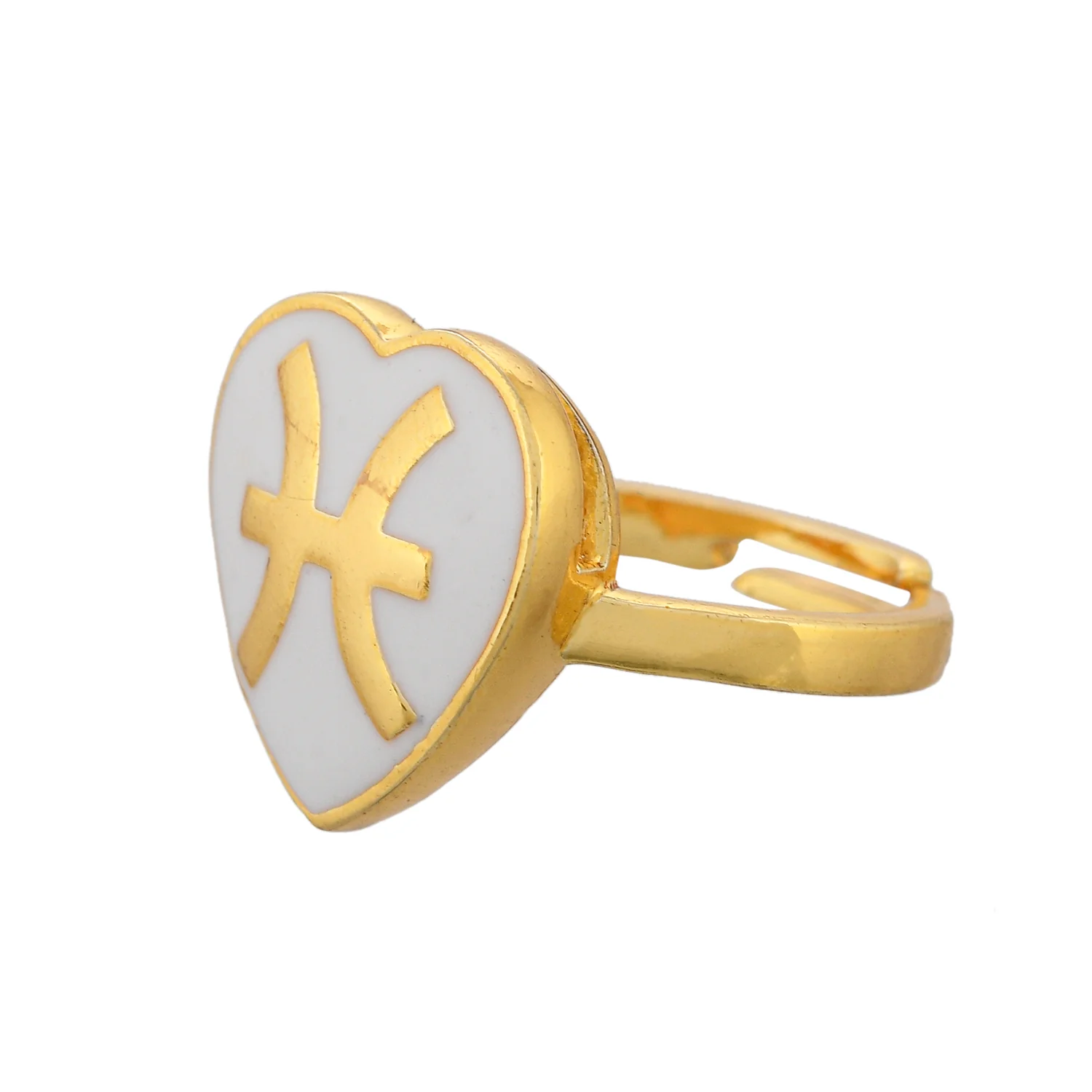 Zodiac Pisces Enamel Ring - Image 5
