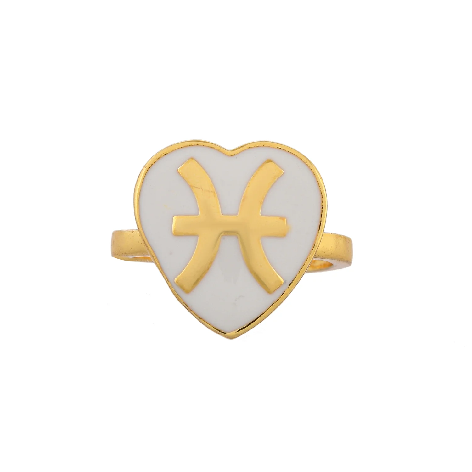 Zodiac Pisces Enamel Ring - Image 6