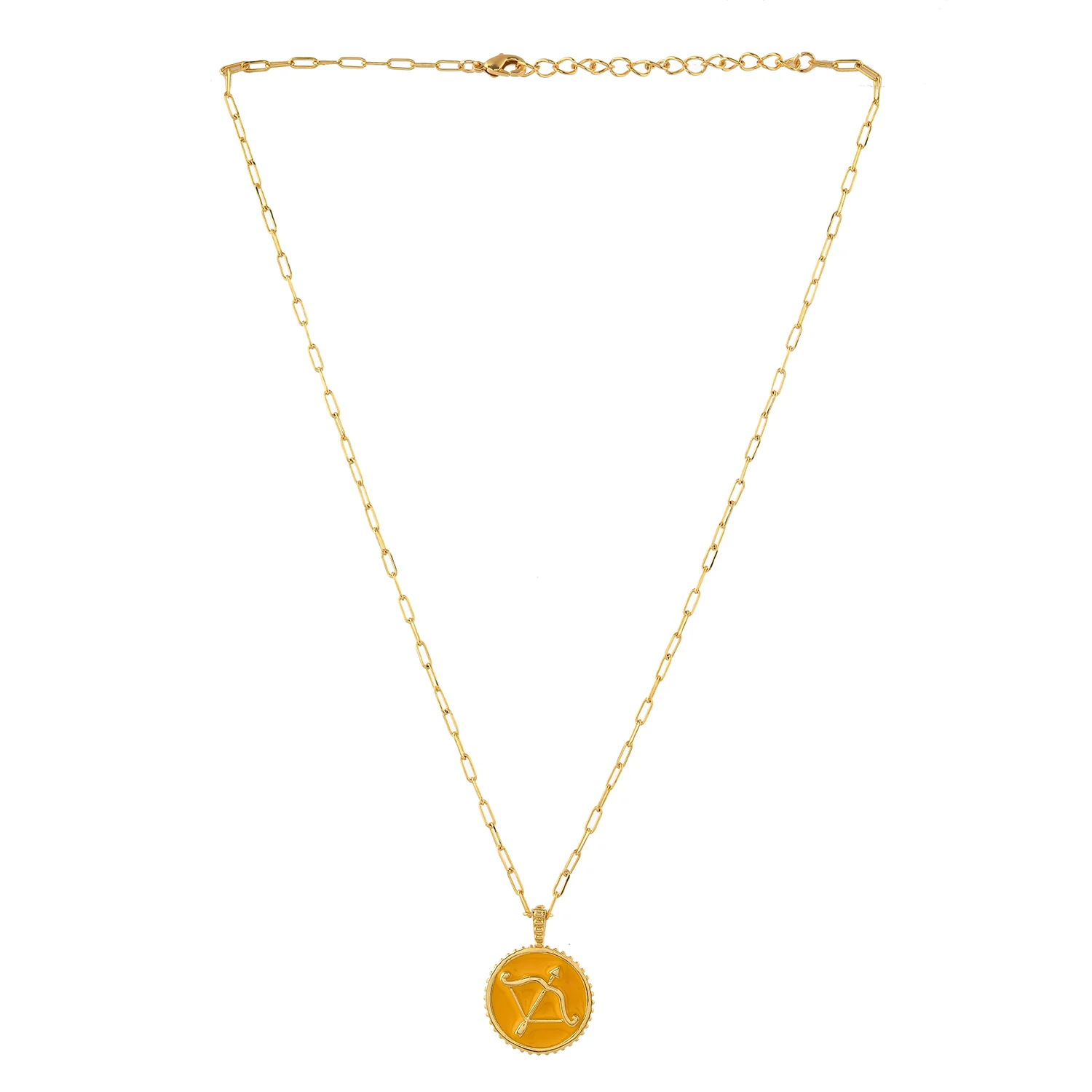 Zodiac Sagittariusand Evil Eye Reversible Pendant - Image 6