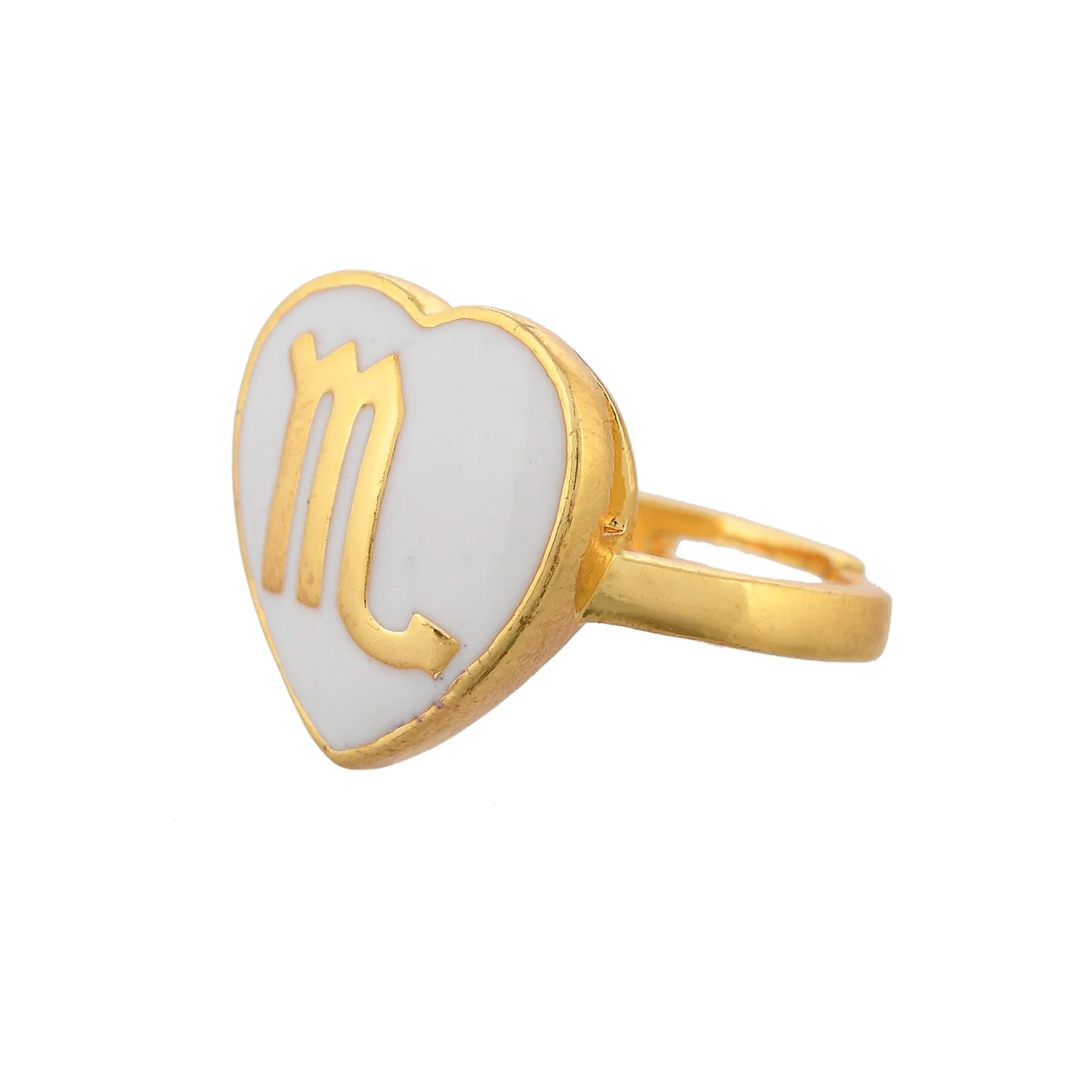 Zodiac Scorpio Enamel Ring - Image 4