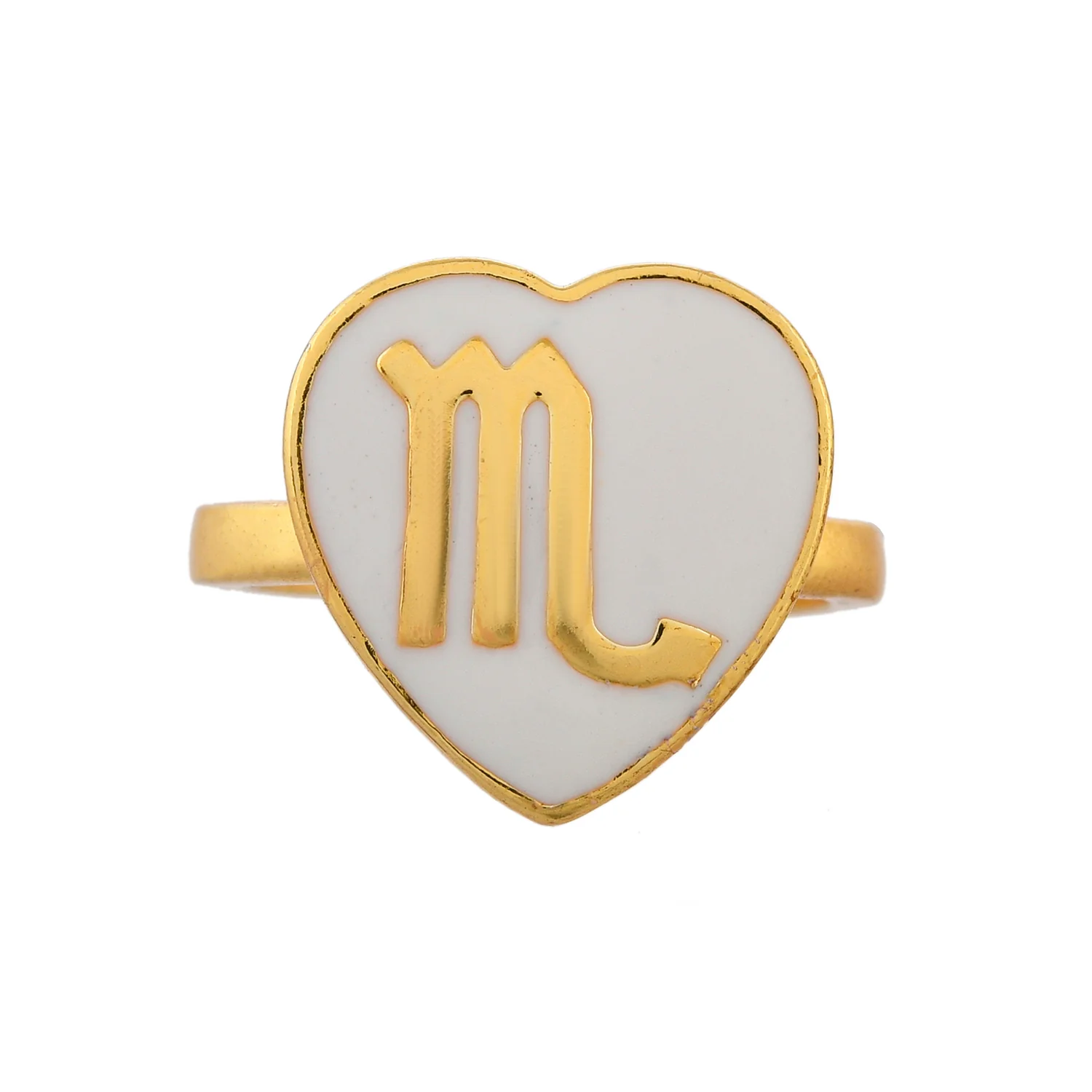 Zodiac Scorpio Enamel Ring - Image 5