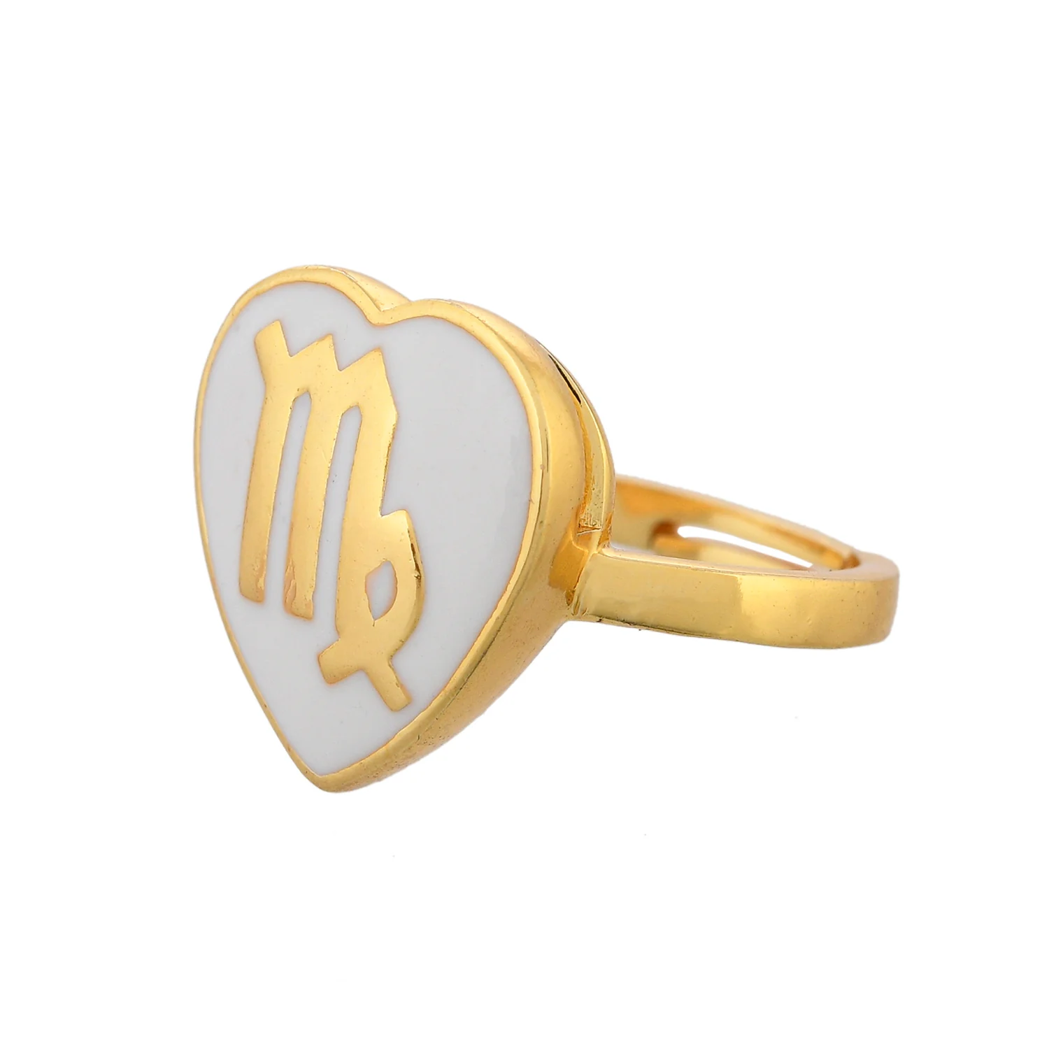 Zodiac Virgo Enamel Ring - Image 4