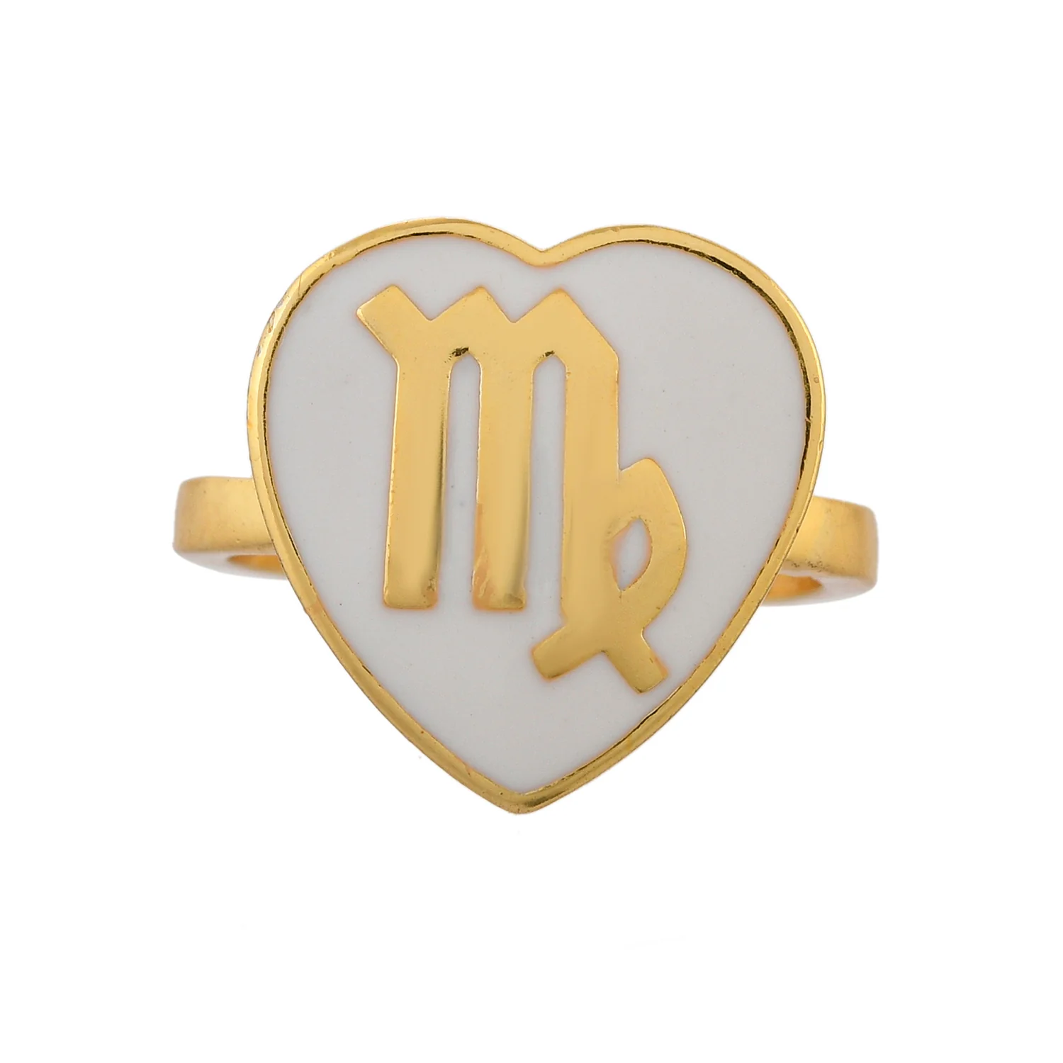 Zodiac Virgo Enamel Ring - Image 5