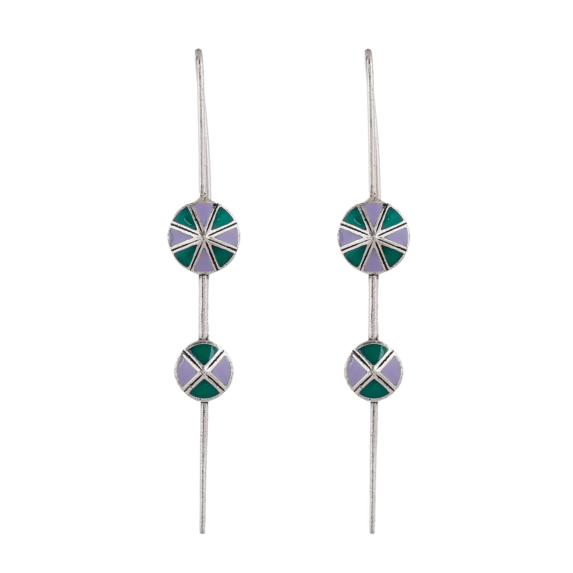 Zulu Absame Bar Ear Cuff Earrings - Image 5