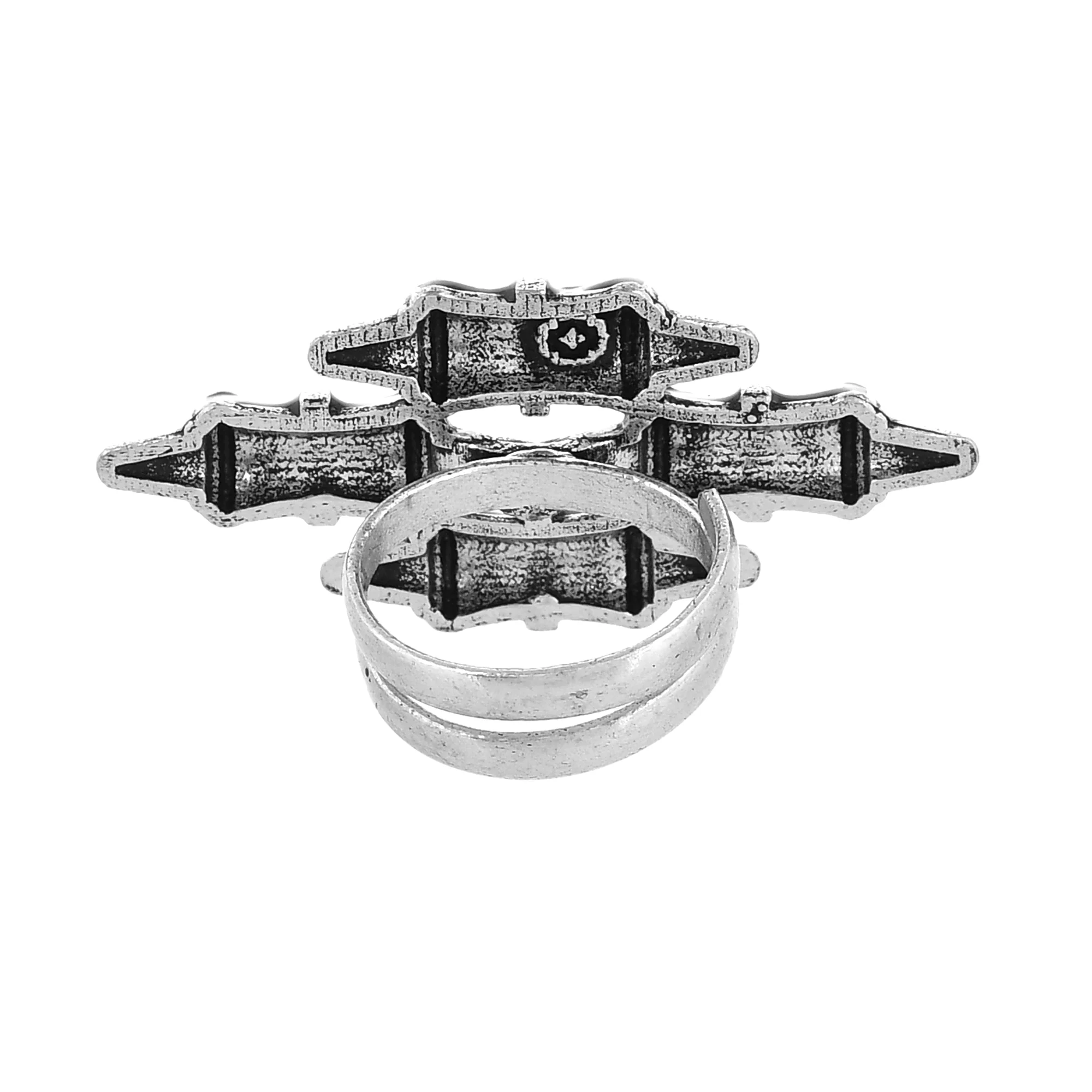 Zulu Amahle Oversized Enameled Ring - Image 5