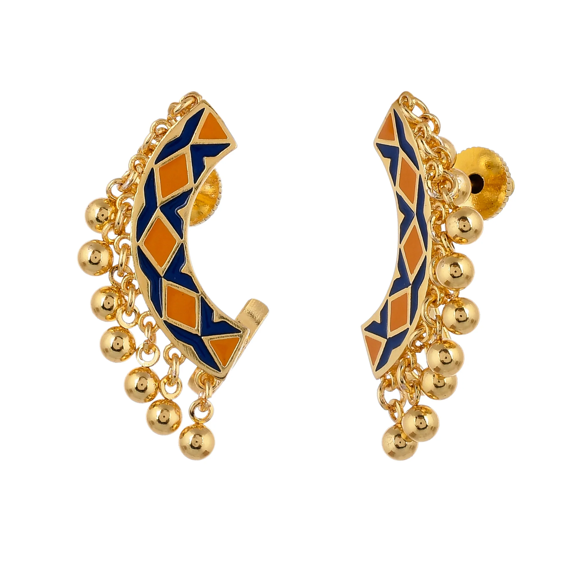 Zulu Neema Enameled Ear Cuff - Image 3