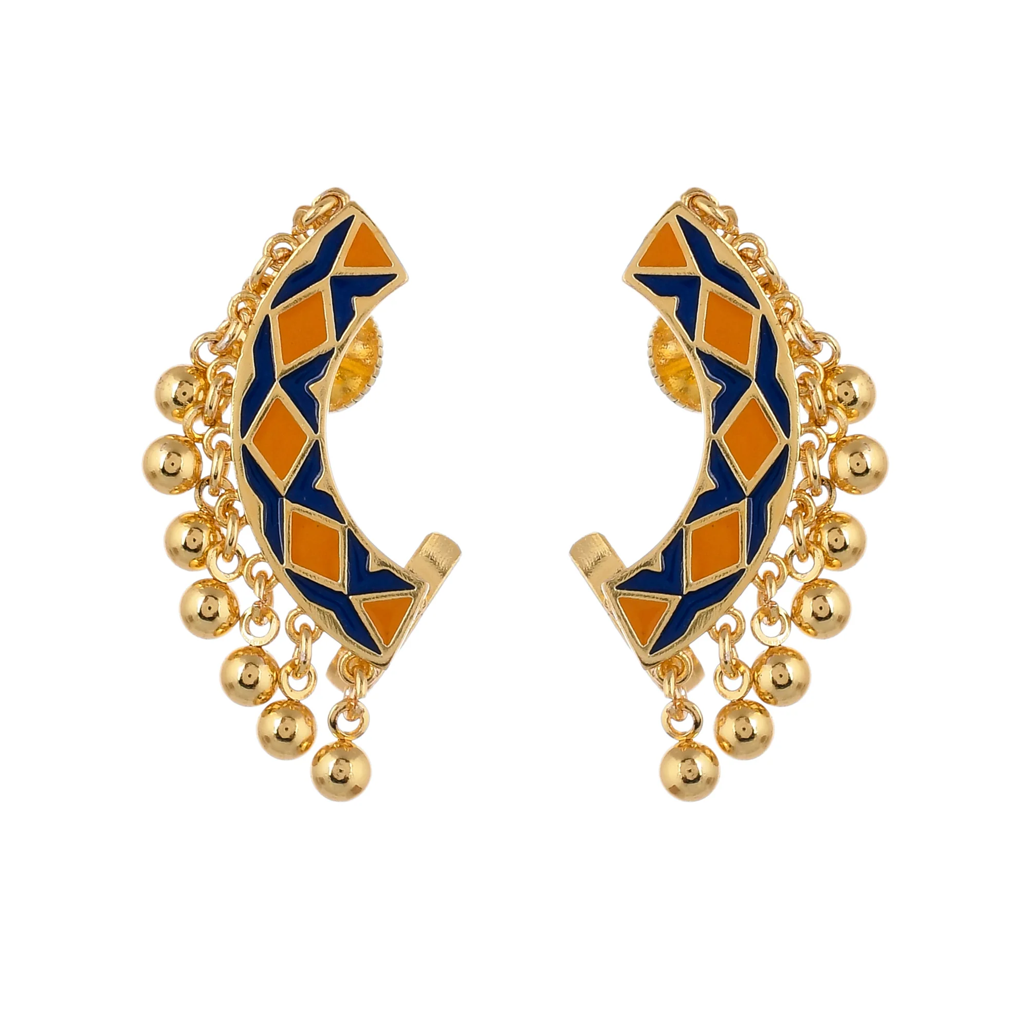 Zulu Neema Enameled Ear Cuff - Image 4
