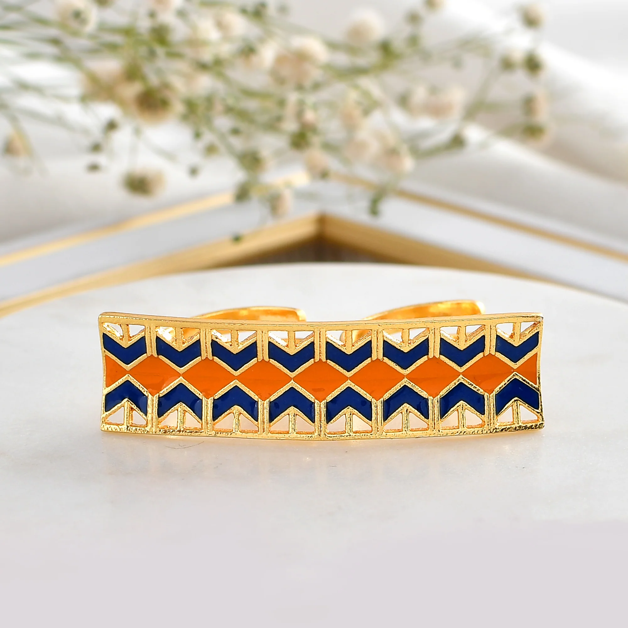 Zulu Zina Statement Two Finger Ring